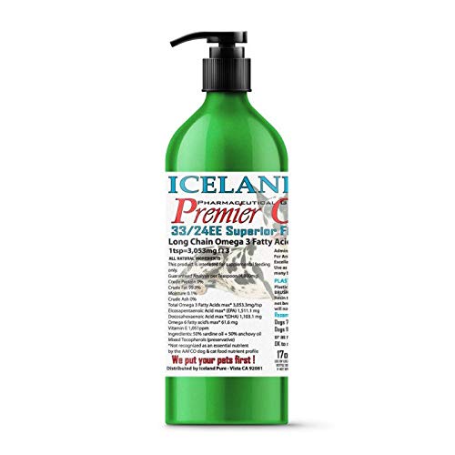 Iceland Pure Premier Omega-3 image emphasizes purity and toxin-free formula.