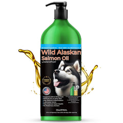Iceland Pure Wild Alaskan Salmon Oil bottle pour for easy dosing and healthier skin