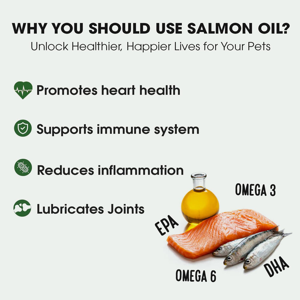 Iceland Pure Wild Alaskan Salmon Oil promotes heart-healthy fats for pets