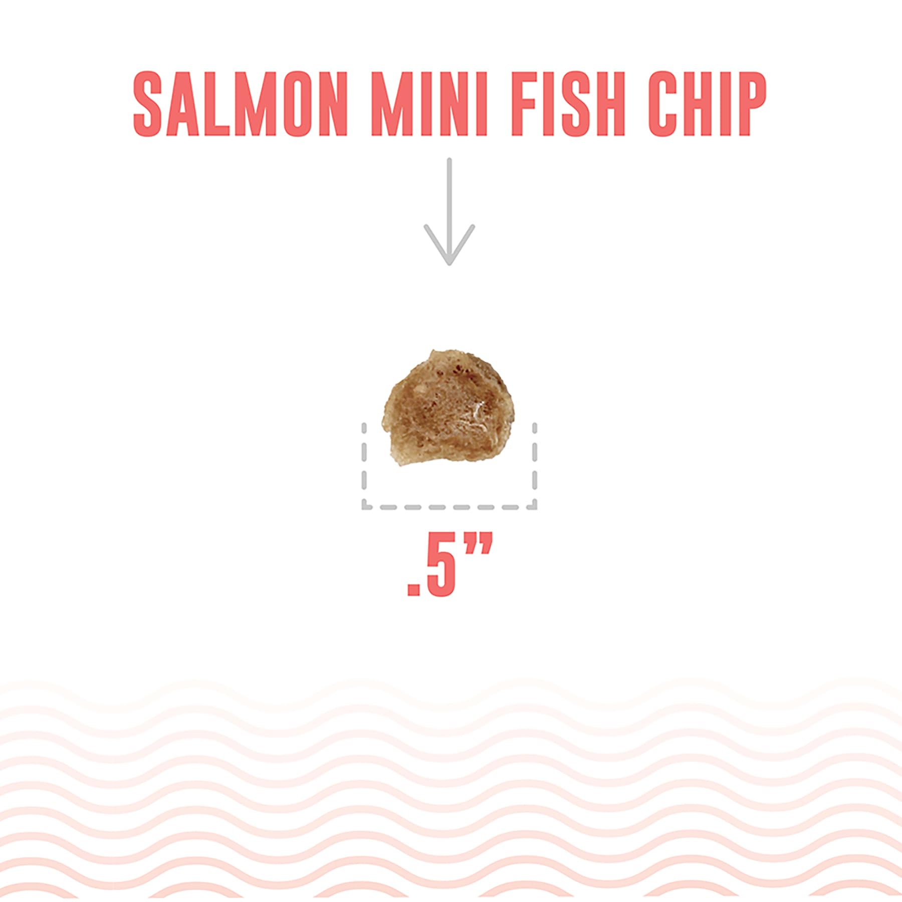 Icelandic+ Mini Fish Chips two-ingredient closeup of salmon and pollock.