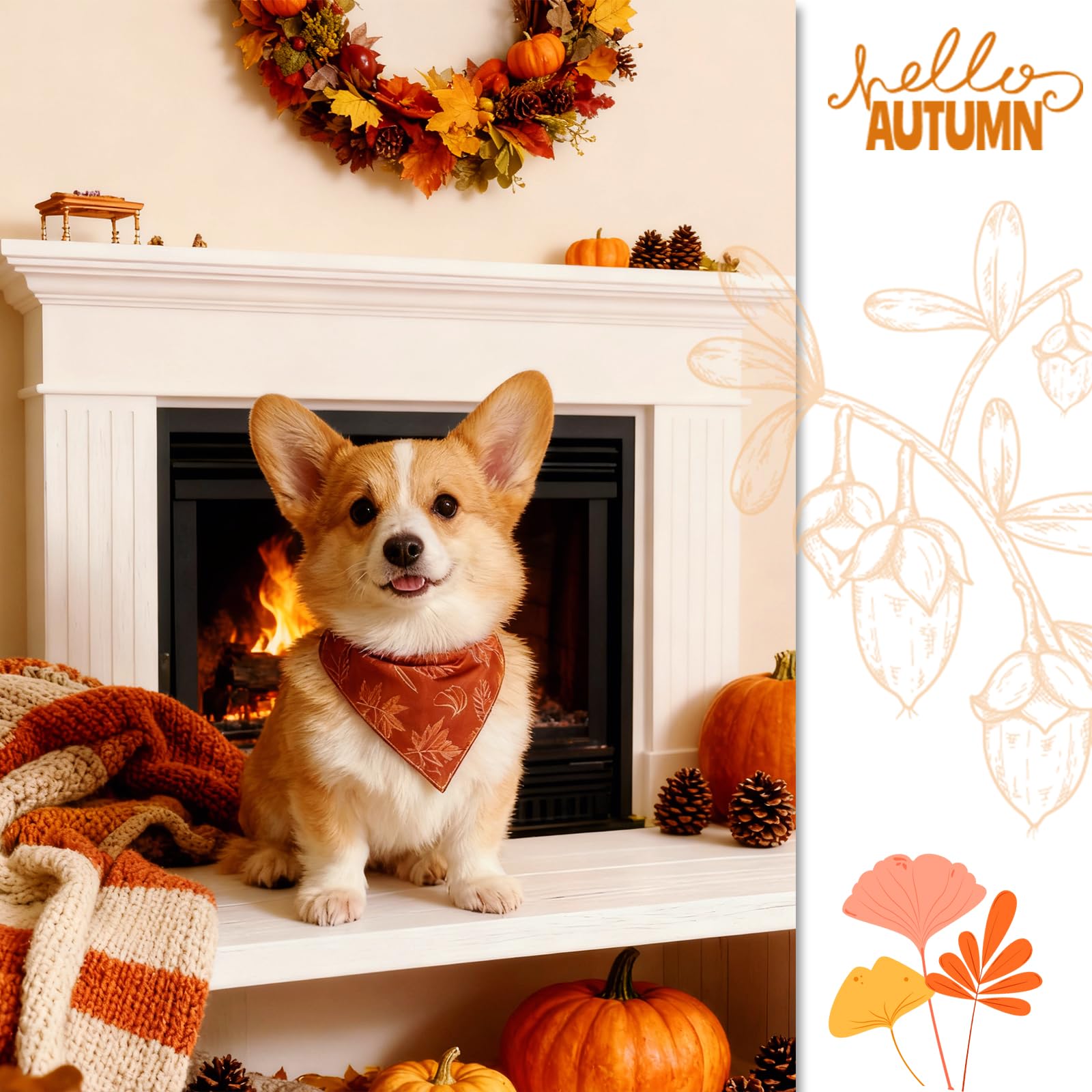 ICEMOOD triangle scarf fits medium to large dogs for comfortable accessory.