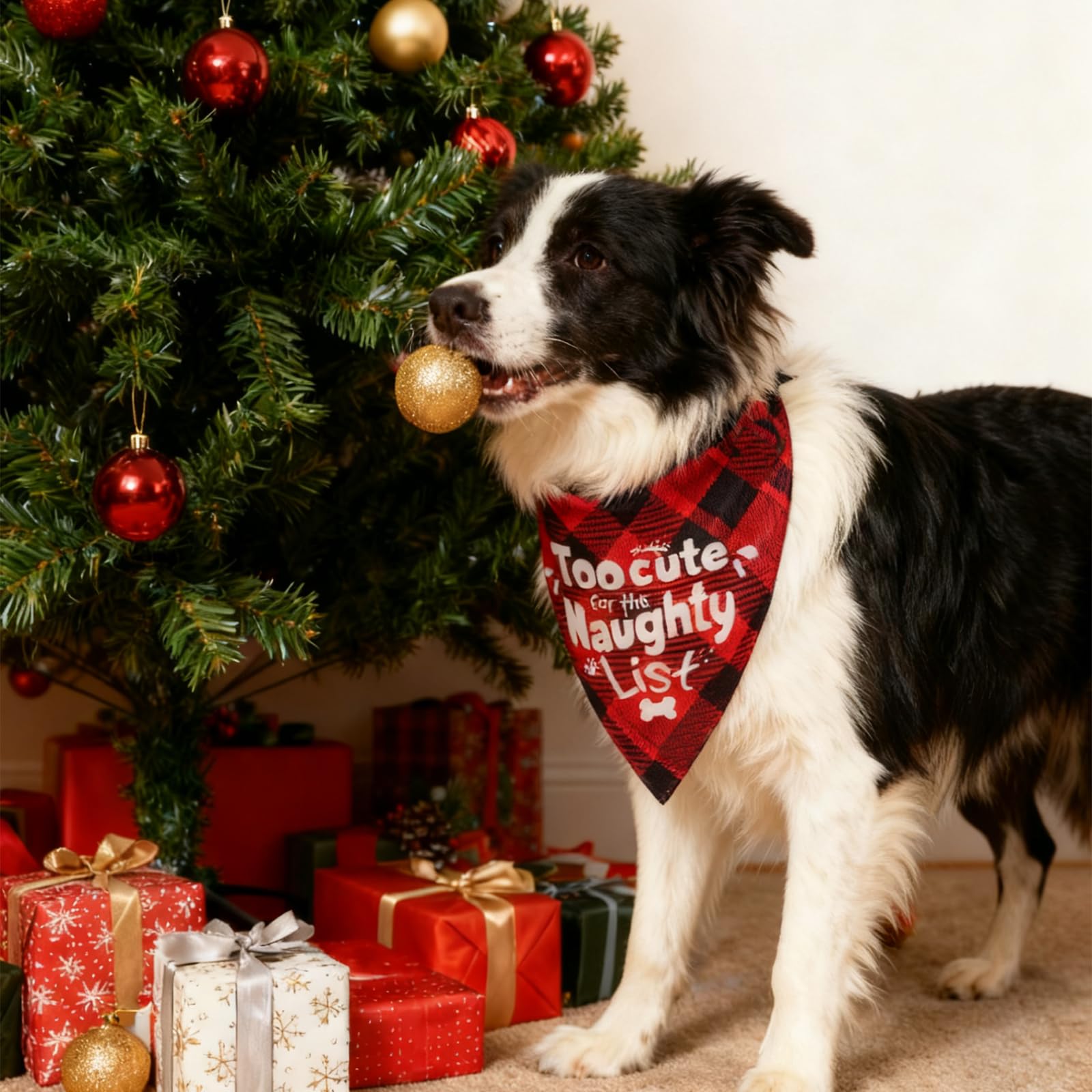 ICEMOOD triangle scarf fits medium to large dogs 25-75 lbs comfortably.
