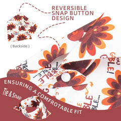 ICEMOOD turkey print dog bandana side view adds autumn charm during walks