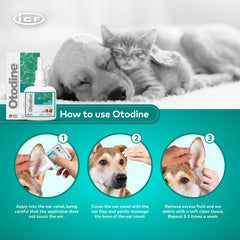 ICF Otodine wax-softening helps loosen heavy buildup for clearer ears.