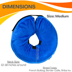 Iconikal donut collar with adjustable strap stays secure without restricting sleep