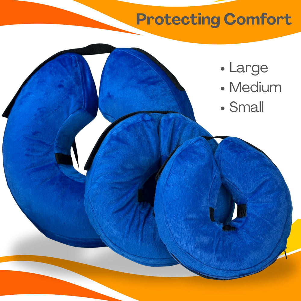 Iconikal protective barrier acts as gentle e cone alternative guarding surgical areas