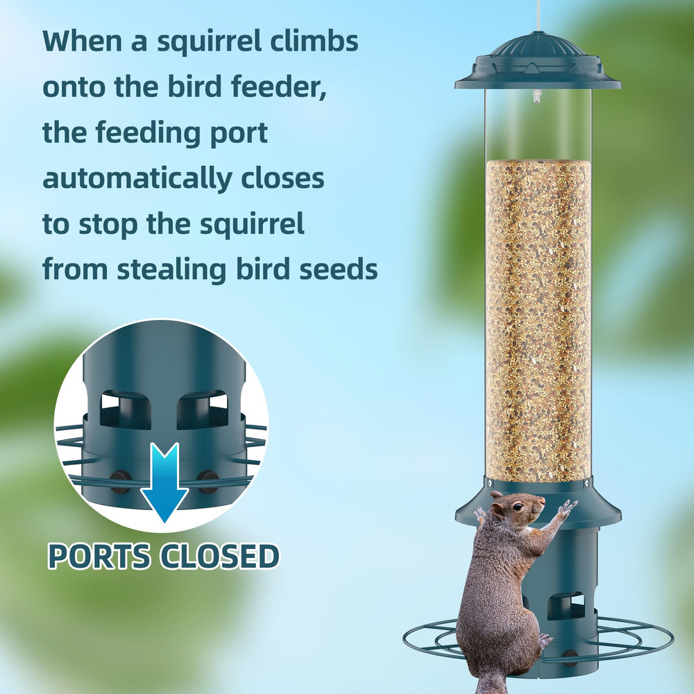 Icreer feeder is easy to fill and clean, bottom removable.