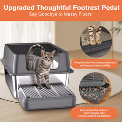 ICYAIR XXL 12-inch-walls image emphasizes high sides to prevent spills and leaks