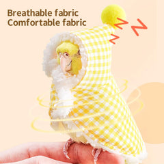 Ideal Parrot Cloak secure-buckles closeup showing durable fastenings that stay in place