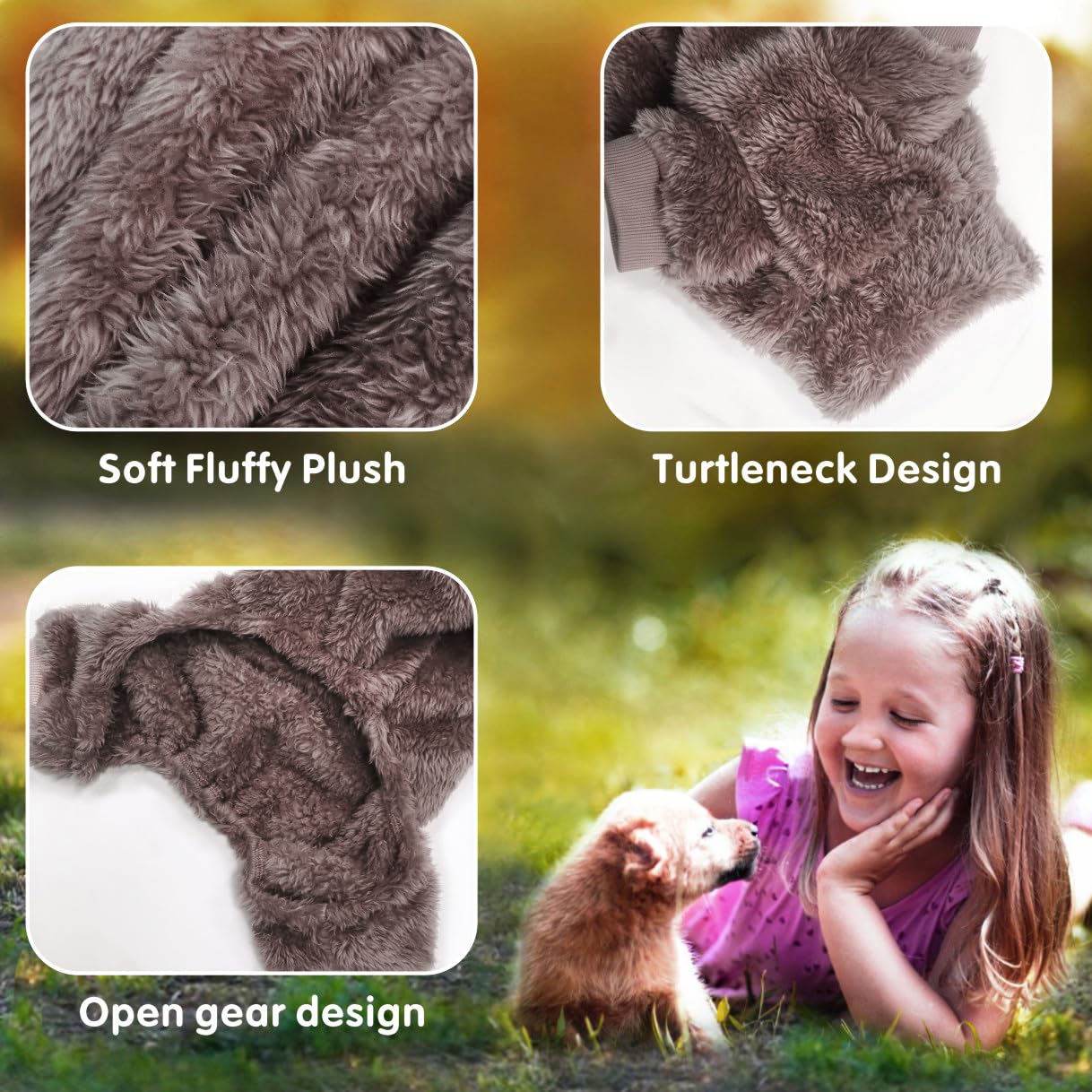Idepet velvet dog pajamas machine-washable care, simple cleaning for busy households.