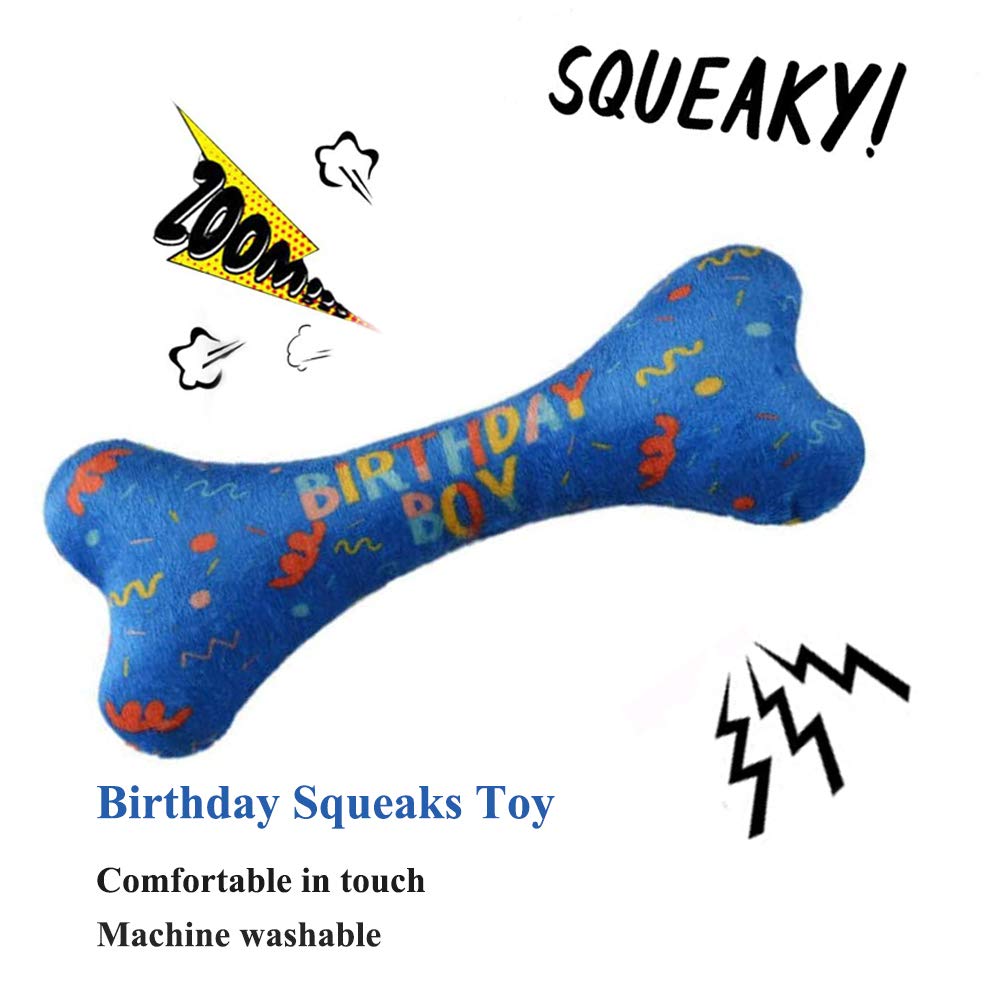 IDOLPET dog birthday hat blue – adjustable, comfortable fit for dogs.