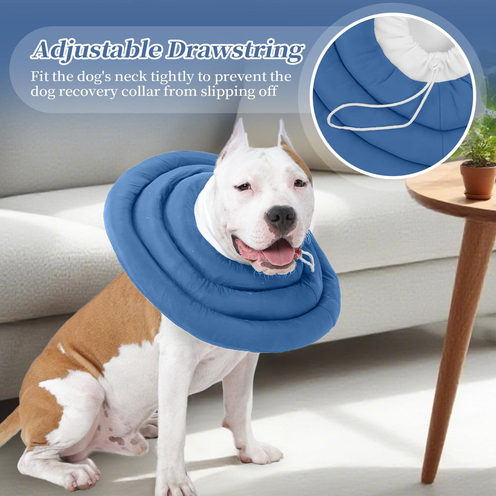IDOMIK dog recovery collar donut pillow head-support for comfortable sleep