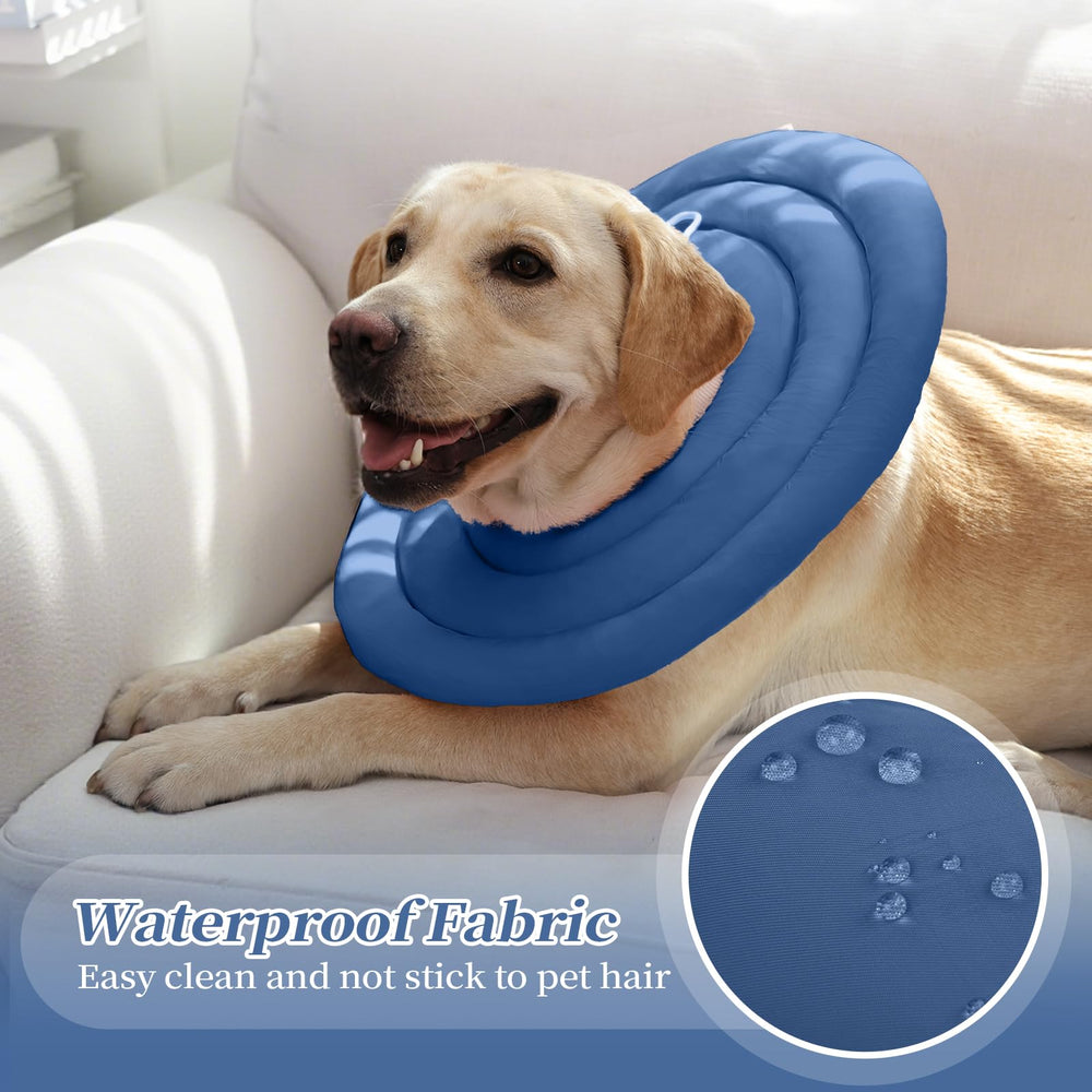 IDOMIK dog recovery collar microfiber-fill comfort emphasizes cozy rest