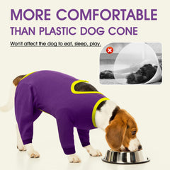 IDOMIK dog recovery suit fabric closeup highlighting breathable cotton-spandex mix.