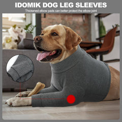 IDOMIK recovery suit stretchy cuffs allow comfortable movement during daily activities.