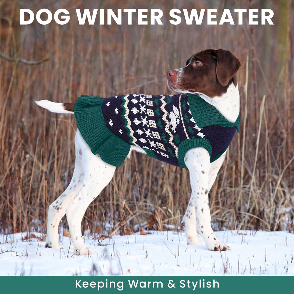 IDOMIK small dog sweater dress chest measurement cue aids proper sizing.