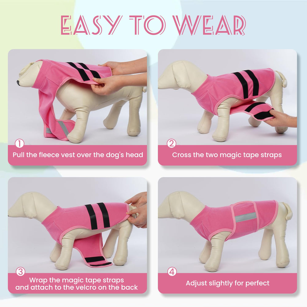 IDOMIK fleece dog sweater suitable for indoor and outdoor use in fall and winter