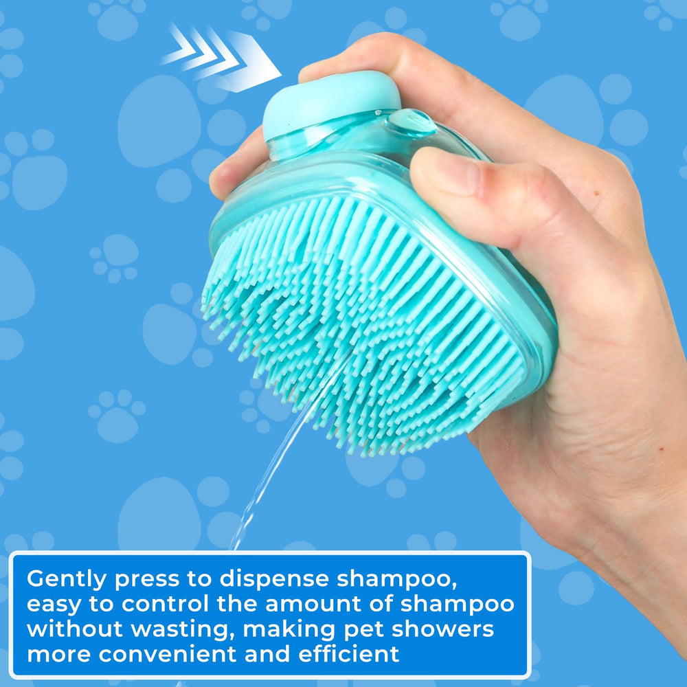IDQQUQQ dog-washing-gloves anti-slip design helps secure during bath time