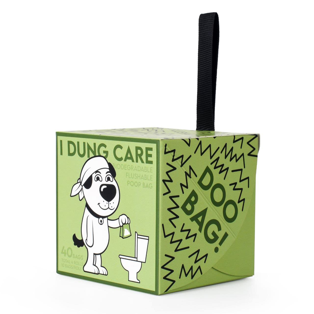 I Dung Care flush-toilet bags support quick disposal in toilet flush cycles.