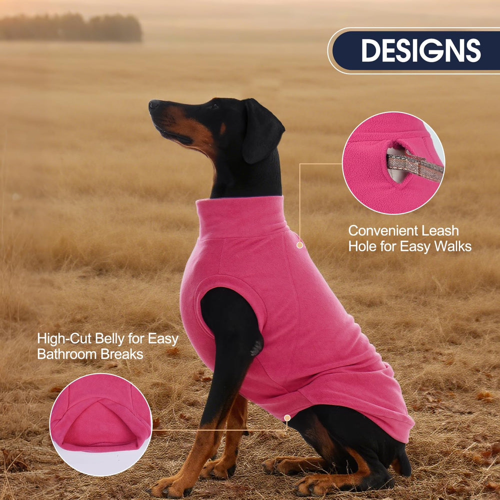 IECOii 2Pack 3XL dog sweater sleeveless design for effortless on-off.