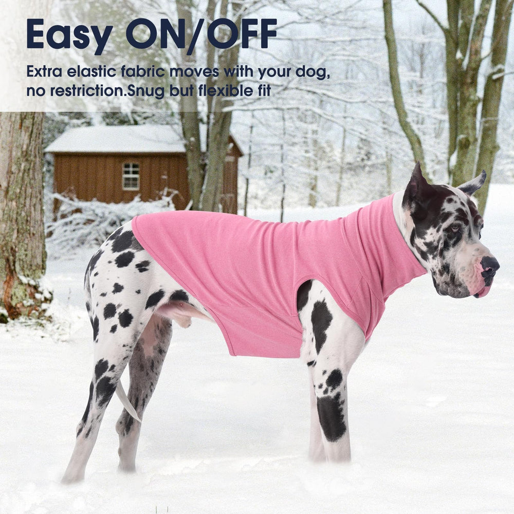 IECOii 4XL dog sweater back length 26-8 inches for coverage