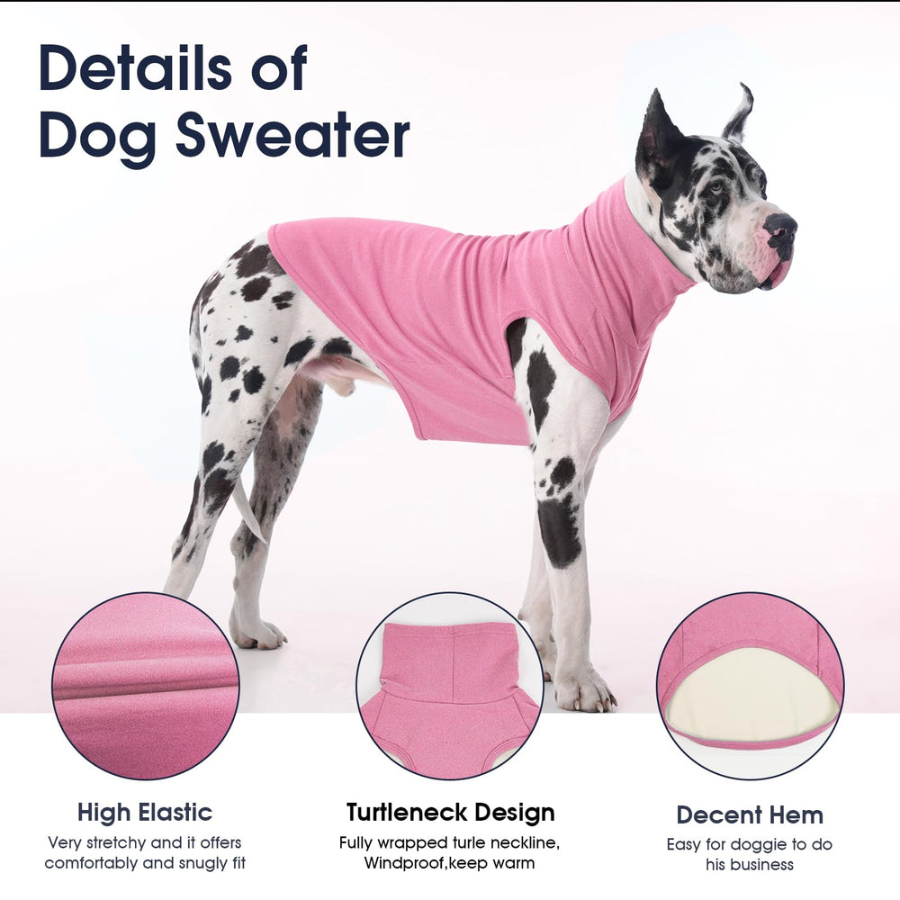 IECOii 4XL dog sweater pullover design for easy on off
