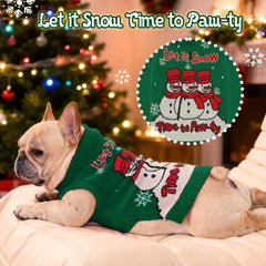 IECOii 4XL snowman pattern on front boosts Christmas cheer in family gatherings