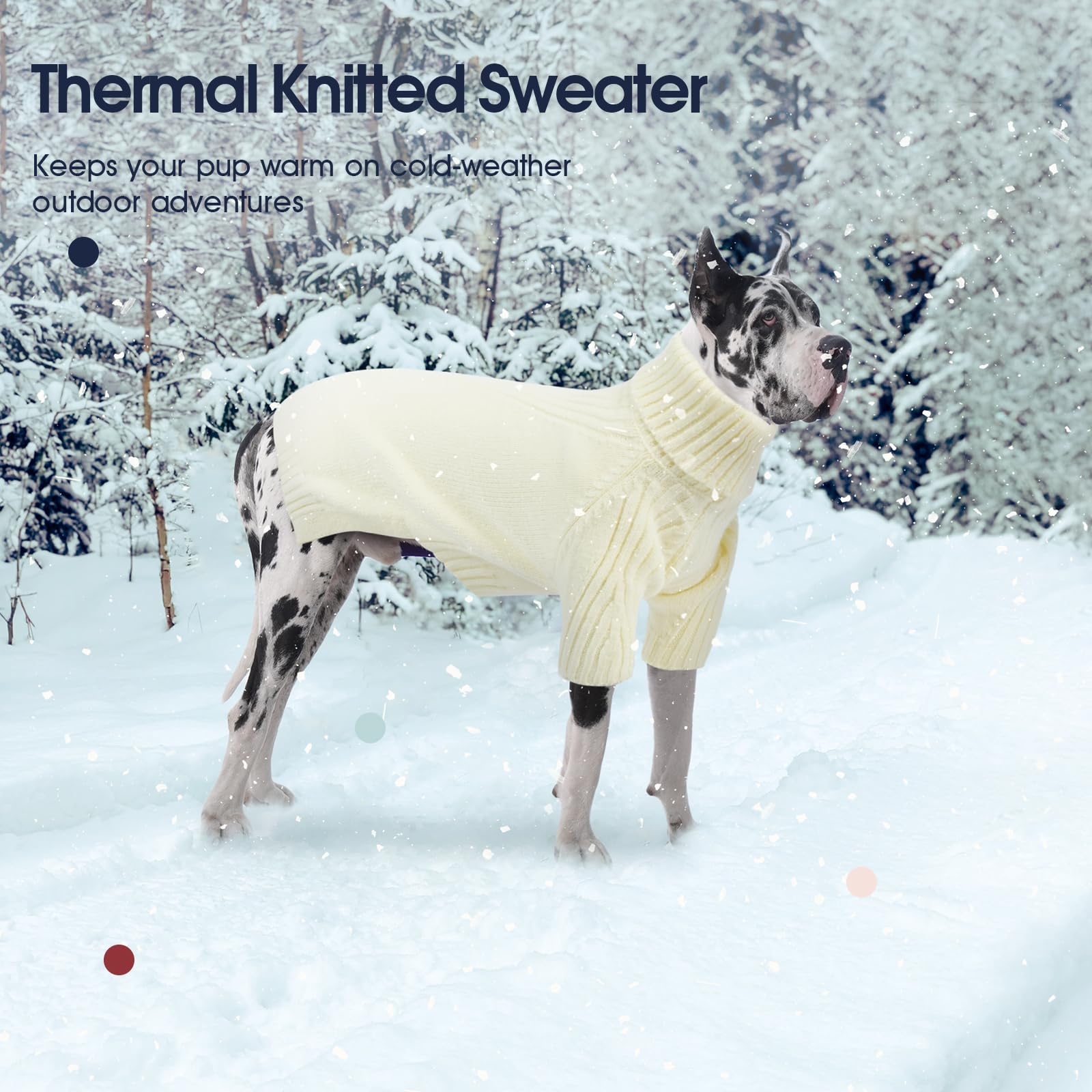 IECOii Dachshund Sweater color-varieties offers multiple fashion options.