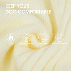 IECOii Dachshund Sweater wearable pose highlights snug fit and warmth.