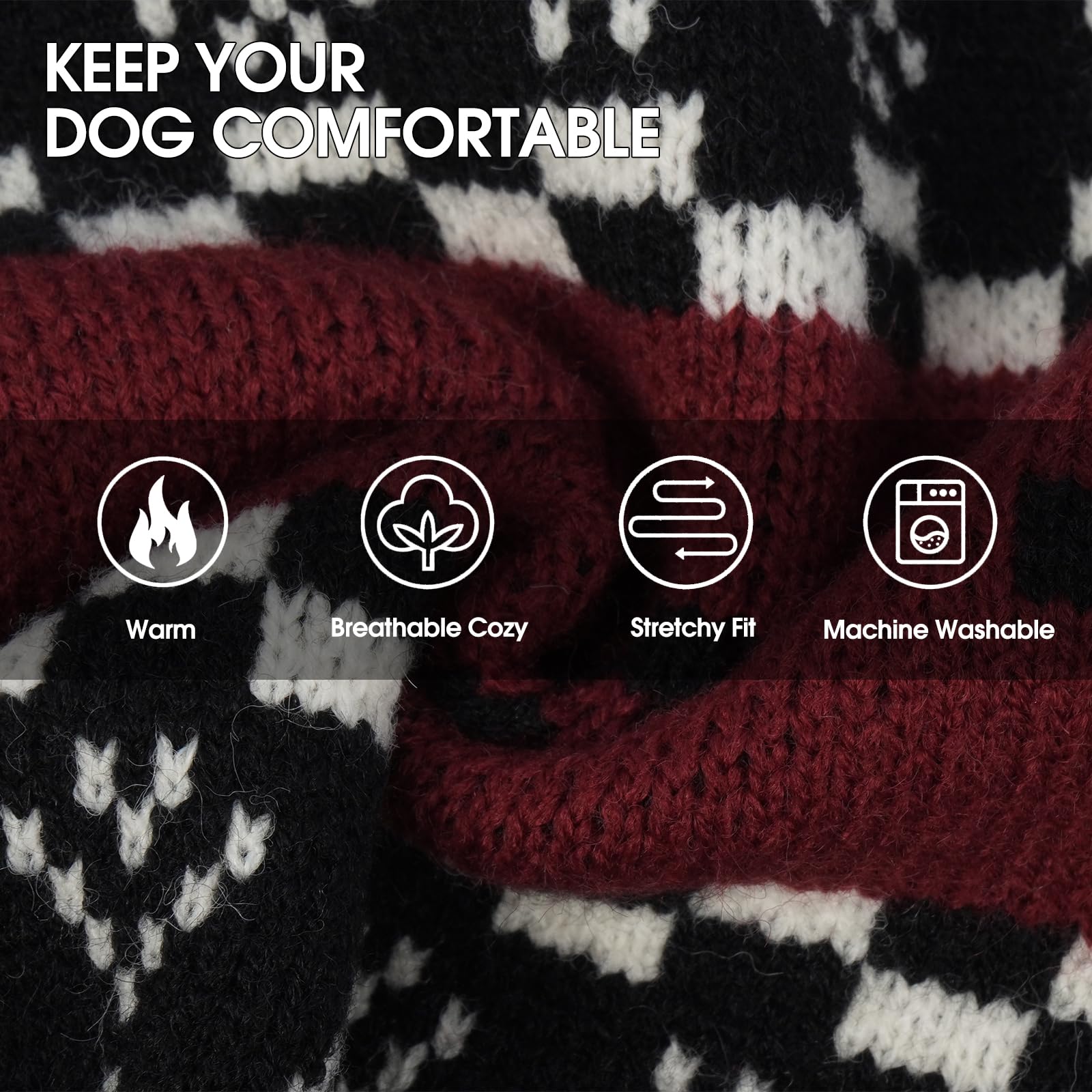 IECOii dense yarn close-up highlighting warmth and breathability.