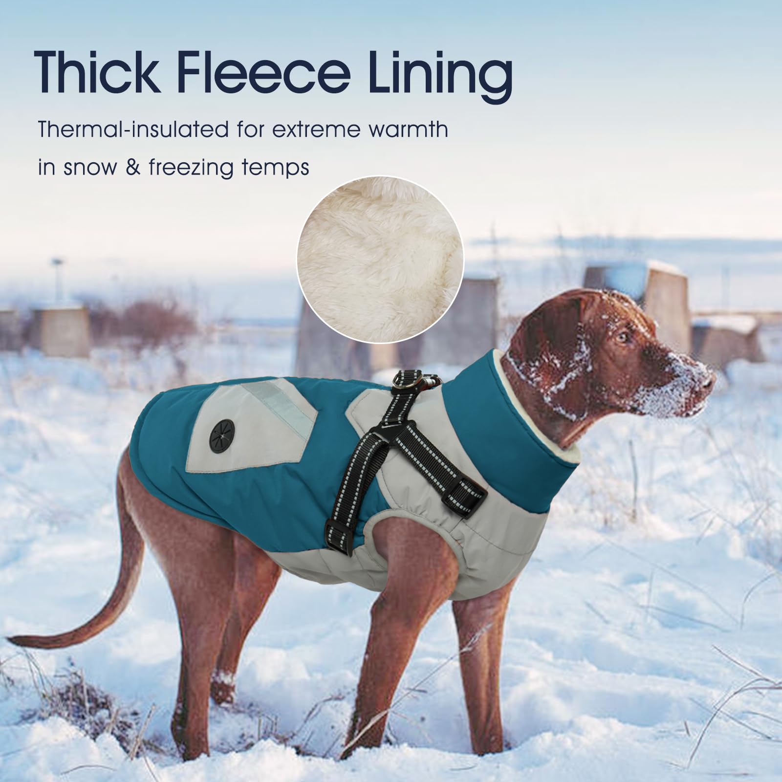 IECOii coat side adjustable straps ensure secure fit.