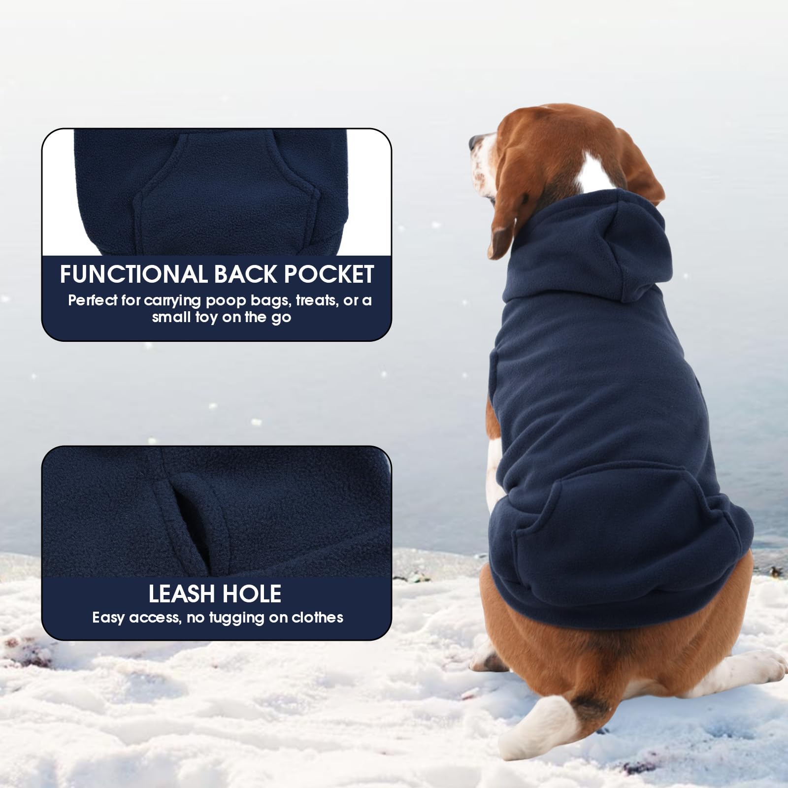 IECOii back pocket holds snacks or bags on hikes