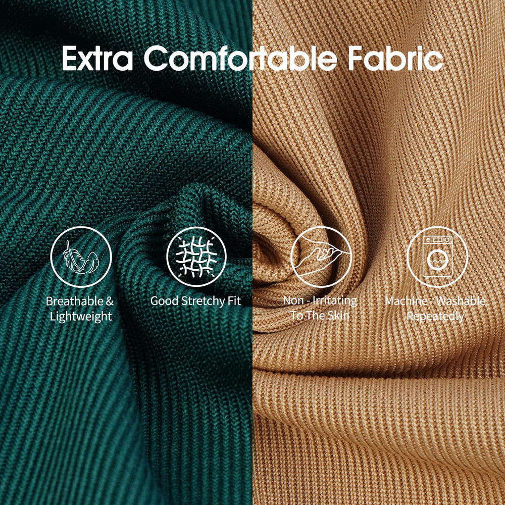 IECOii close-up of stretchy fabric for full range of motion.