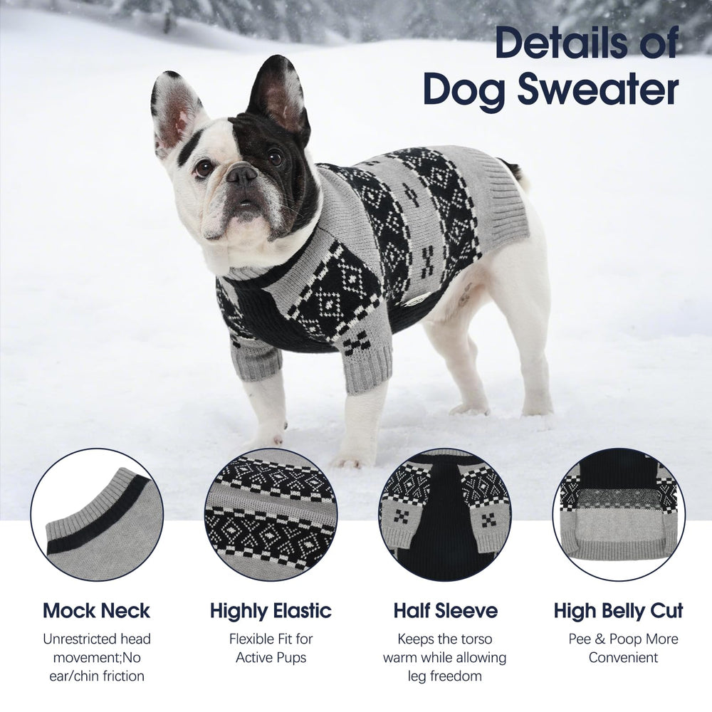 IECOii Great Dane Sweater stretch fit moves with your dog during play