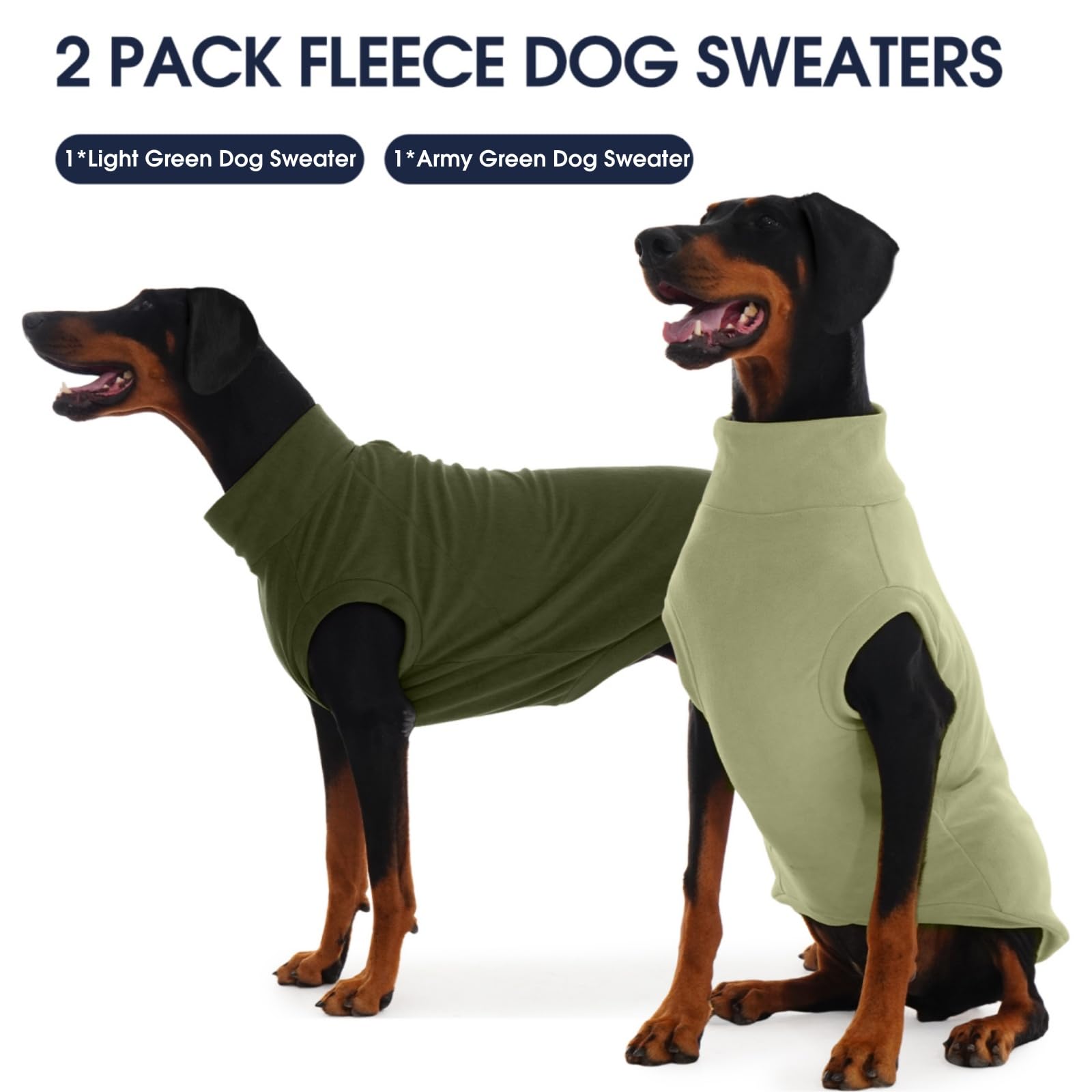 IECOii leash hole feature dog sweater enables harness use