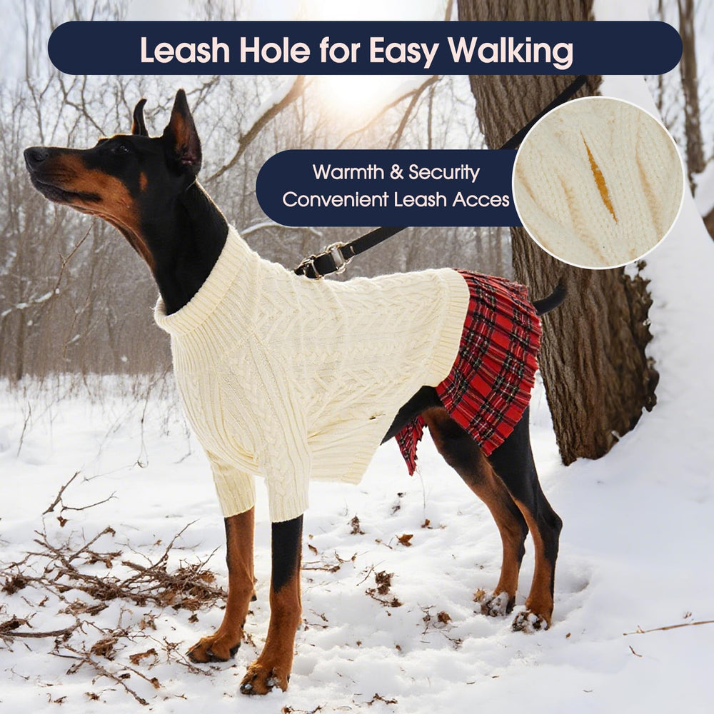 IECOii medium dog size guide helps secure fit with ease.
