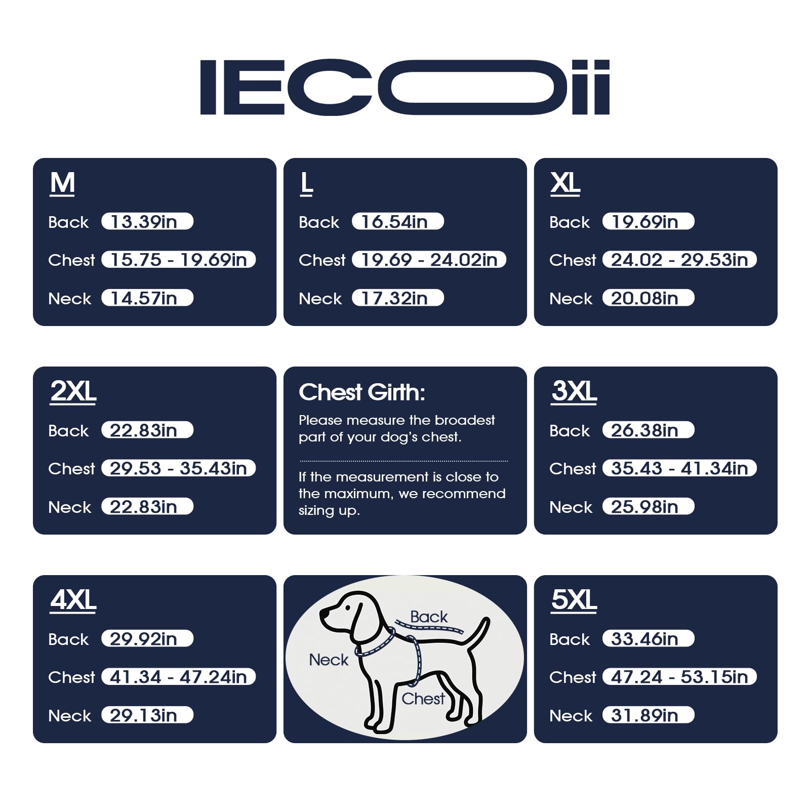 IECOii coat features reflective trims for safer nighttime visibility on walks.