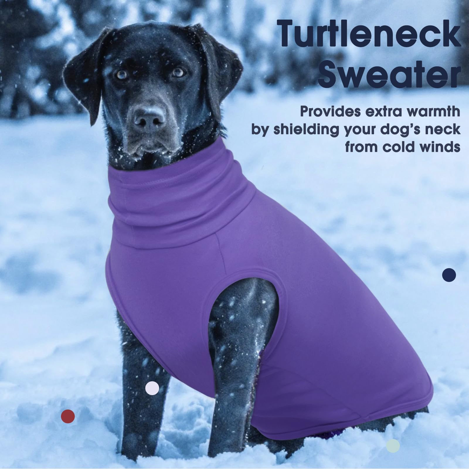 IECOii dog sweater is machine washable and fade-resistant.