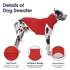 IECOii XXL Dog Sweater designed for a 28-inch chest in large breeds