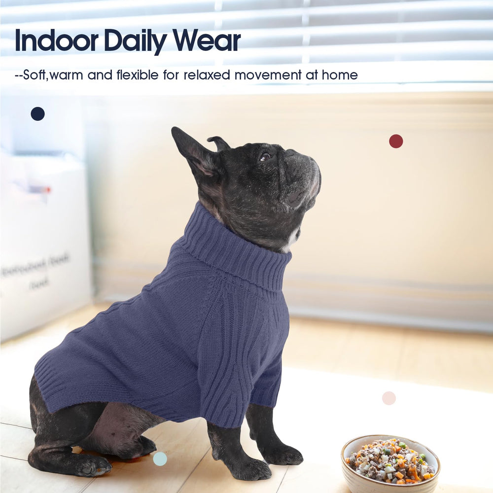 IECOii XXL dog sweater easy pull-on-off design