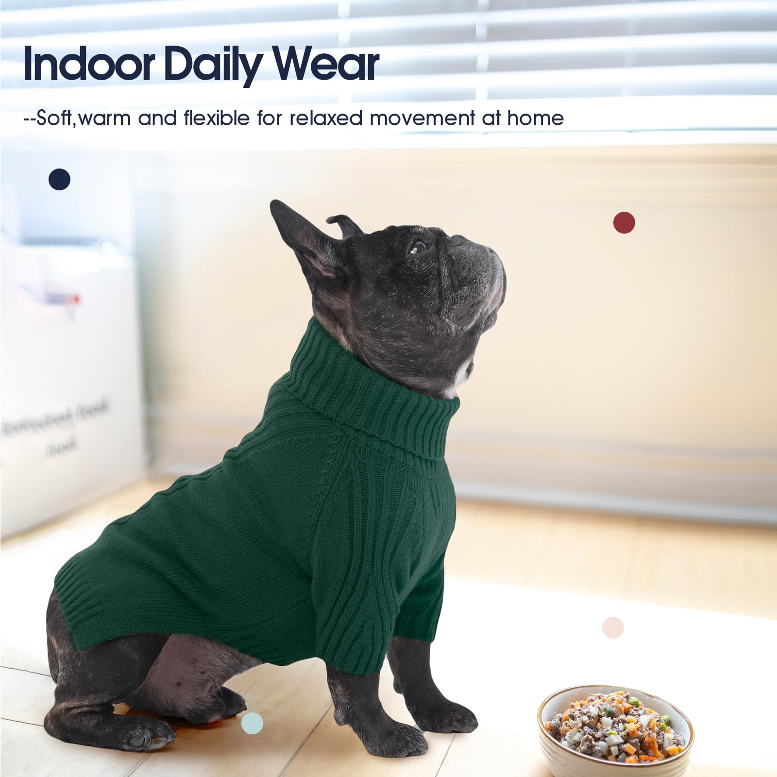IECOii XXL green holiday style on-dog fashion for festive occasions