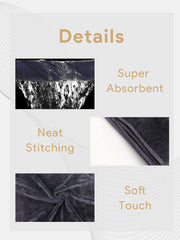 IEDASING'S CHOICE microfiber towel keeps fur from snagging during wipe
