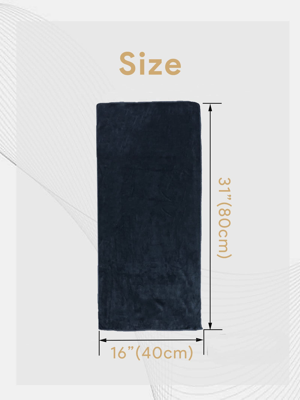 IEDASING'S CHOICE soft thick microfiber feels cozy during wipe