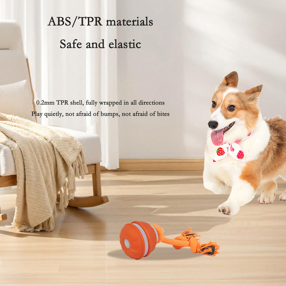 IIEFFJL Motion-Activated Ball Toy restarts play after a light touch by your dog