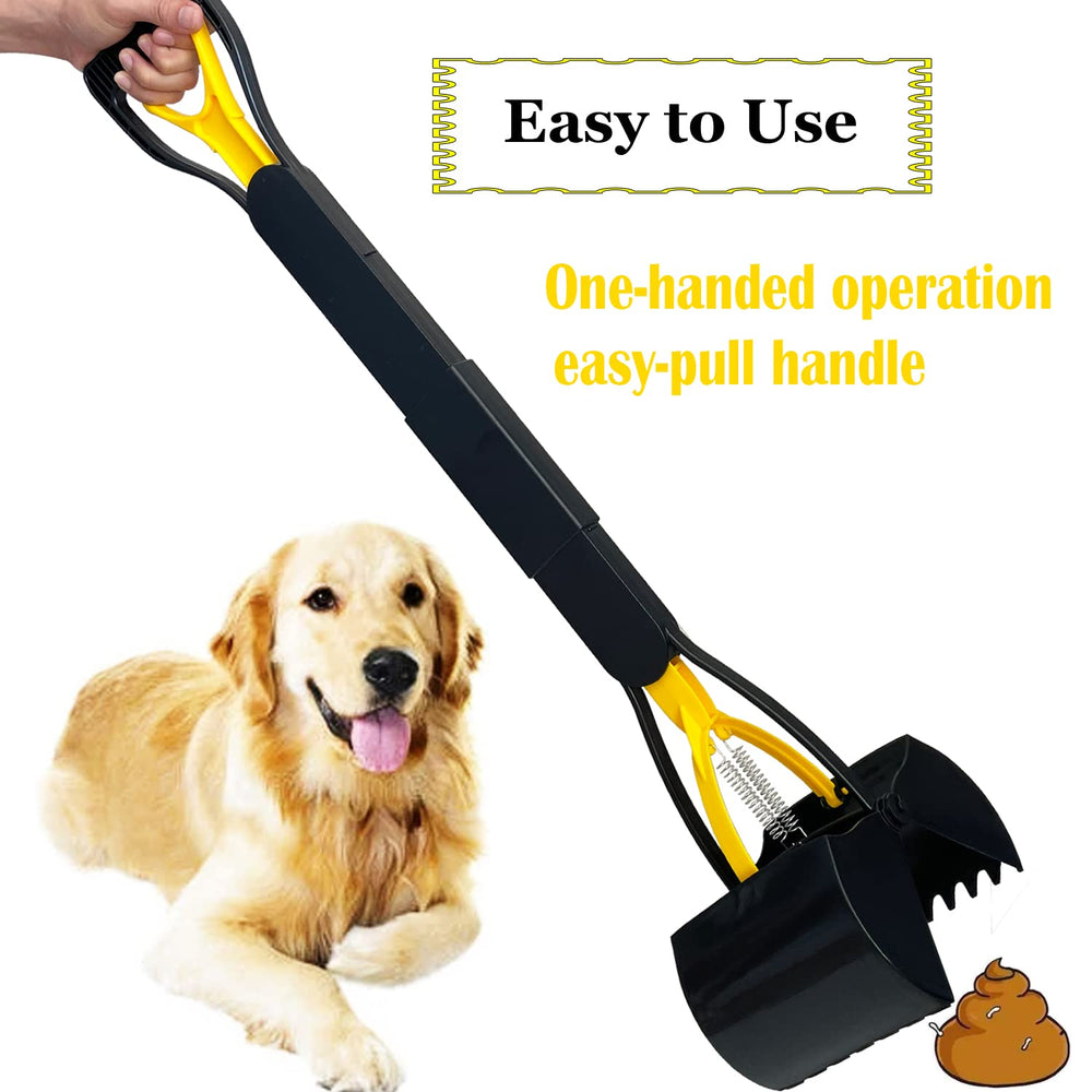 ienjoyed long handle pooper scooper easy pickup lets you stand upright