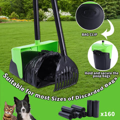 ienjoyed pooper scooper bag clip system secures bags for mess-free pickup