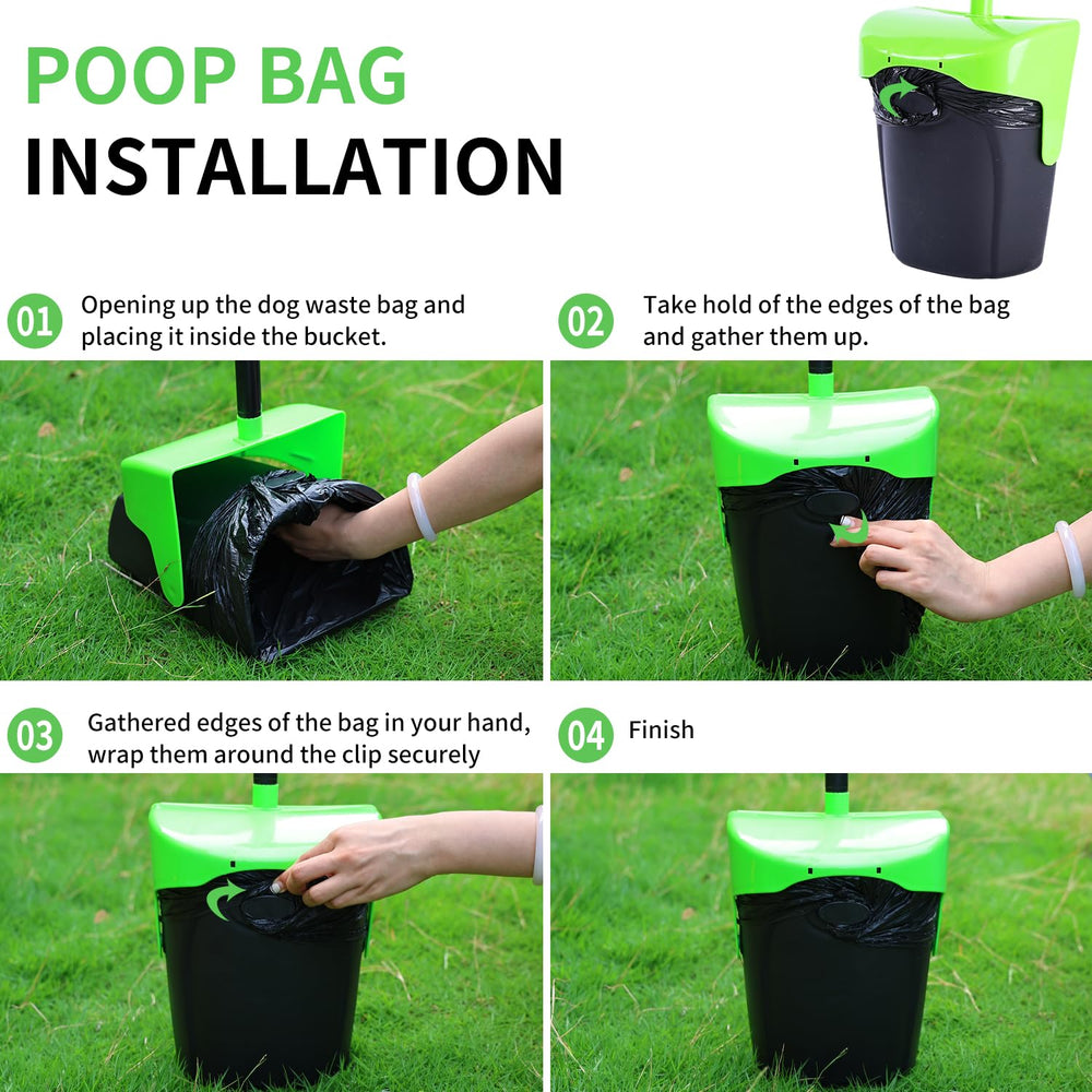 ienjoyed pooper scooper durable plastic construction for simple cleaning