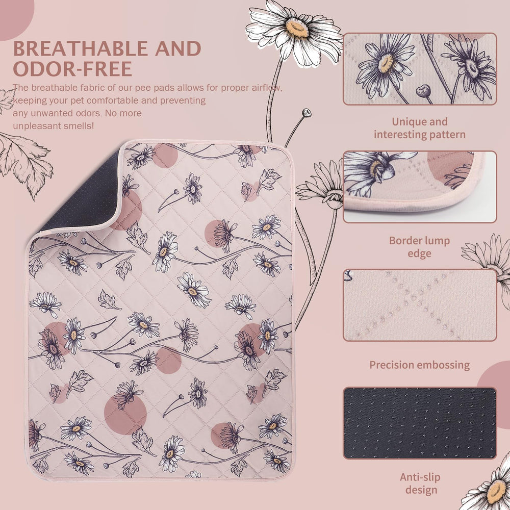 IEUUMLER machine-washable dog pad simplifies cleanup after accidents and messes.