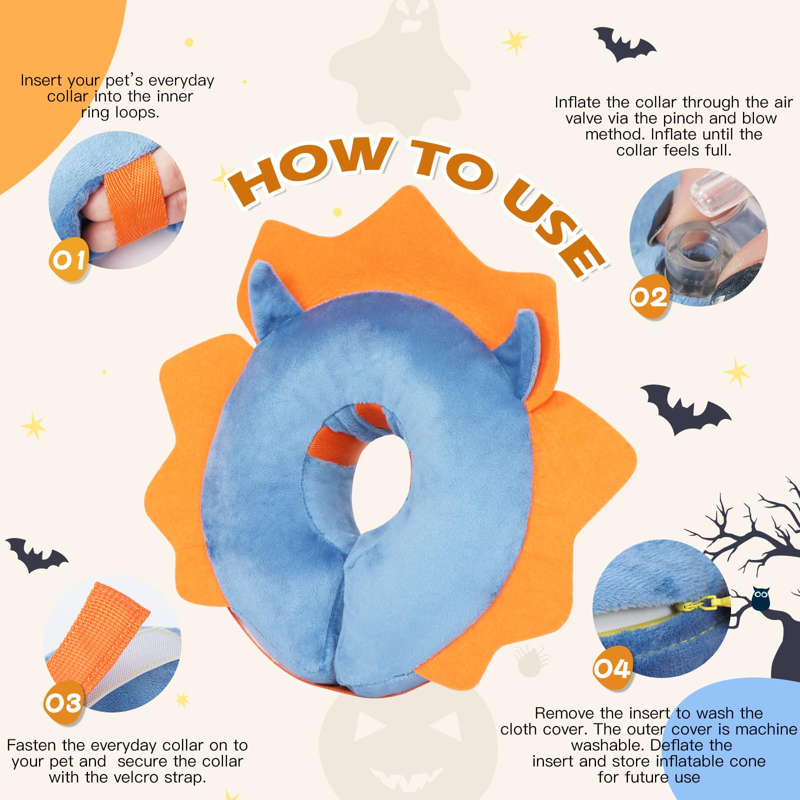 IEUUMLER neck circumference guide helps choose the right size