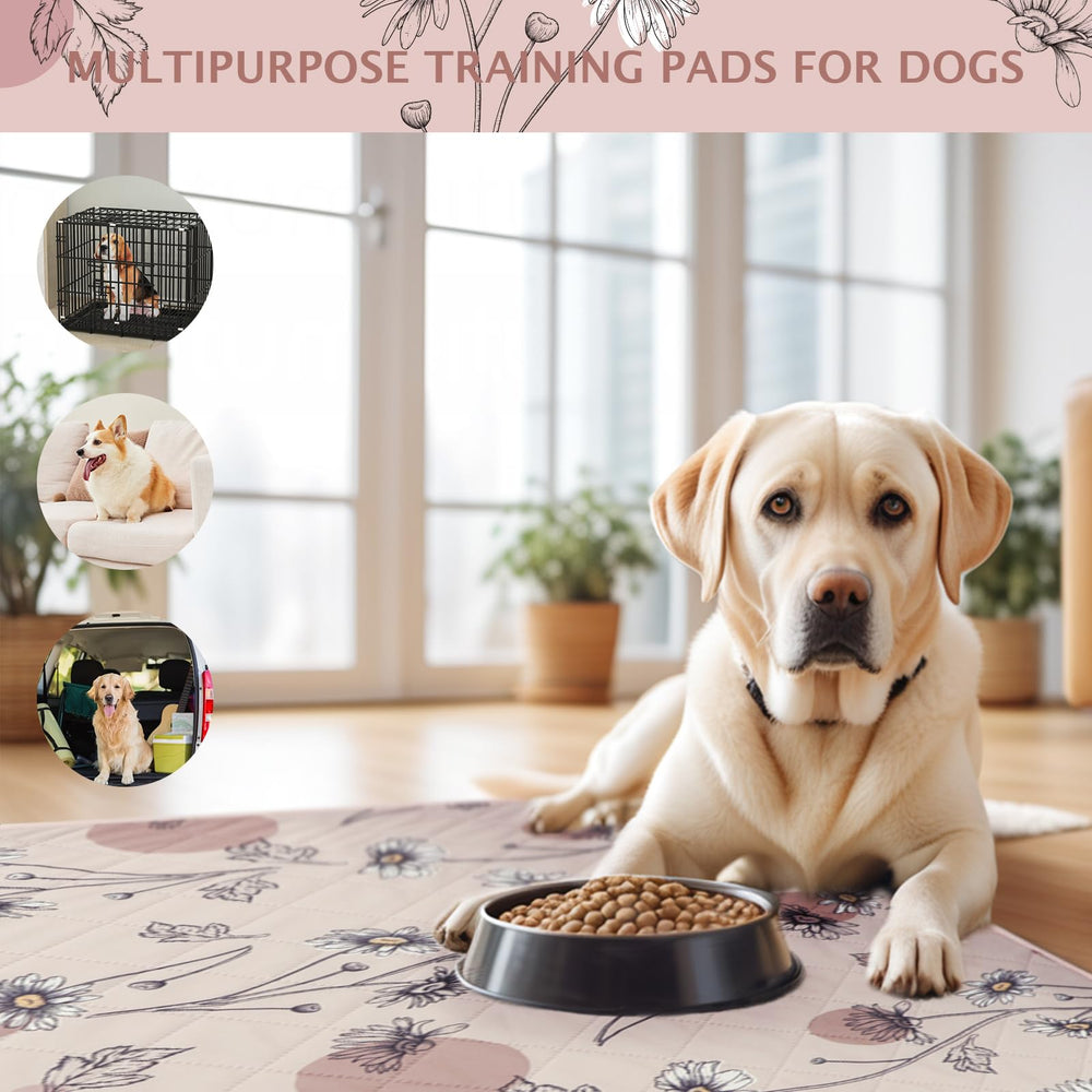 IEUUMLER playpen-use pad provides comfortable surface for puppies during play.
